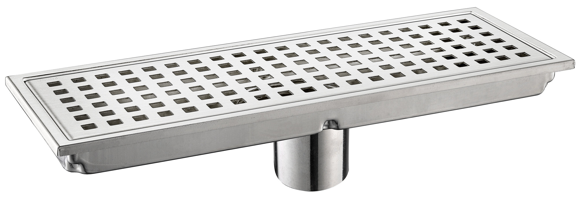 MaxxiBath MB-Stainless Steel Drain Tile Insert offering a seamless shower tile insert design